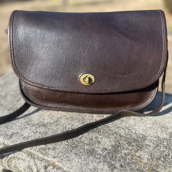 COACH Vintage crossbody city bag Mahogany - Picture 1 of 6